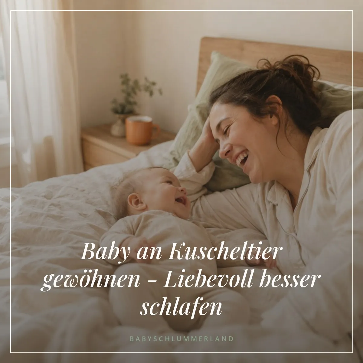 Baby an Kuscheltier gewöhnen - Liebevoll besser schlafen