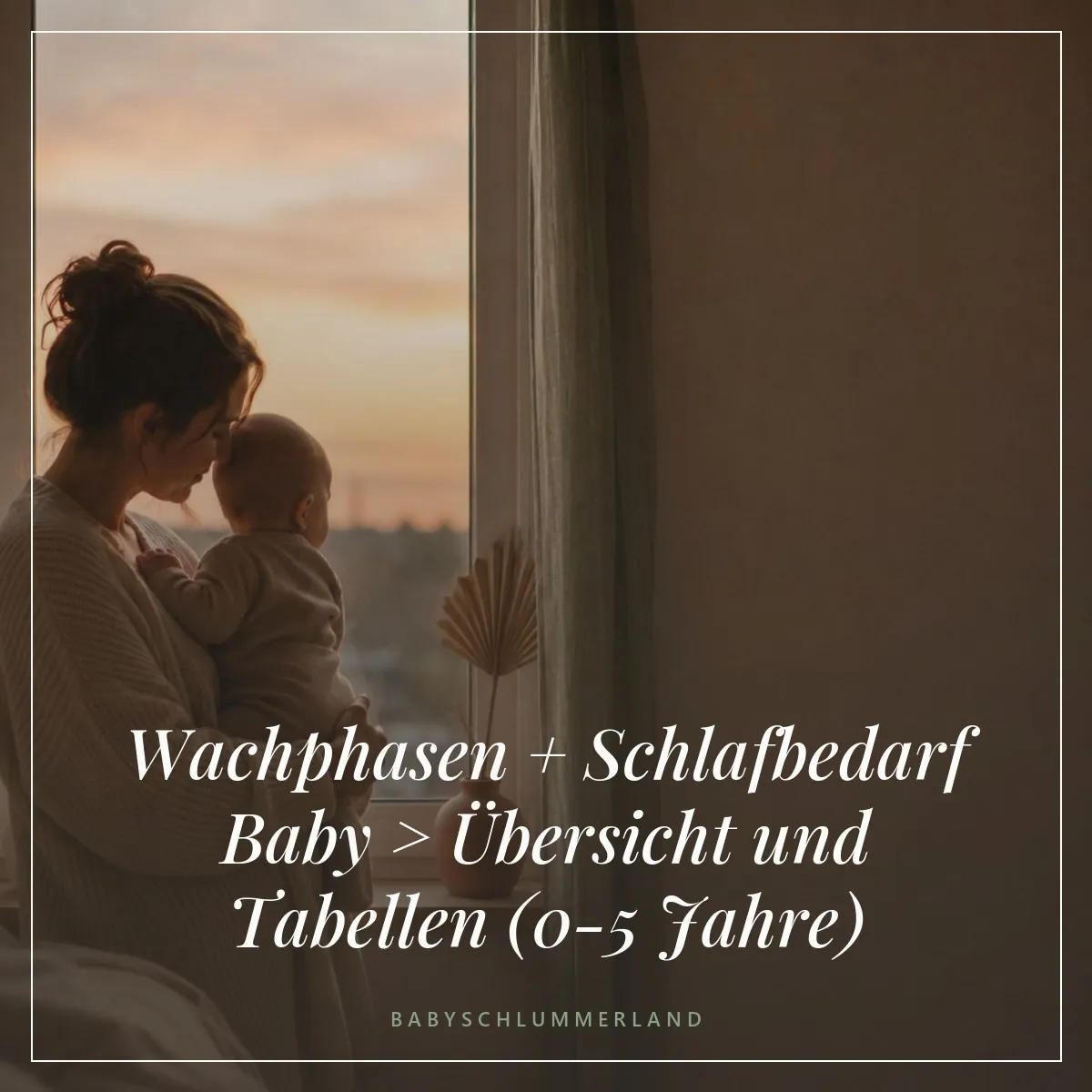 Wachphasen + Schlafbedarf Baby > Übersicht und Tabellen (0-5 Jahre)
