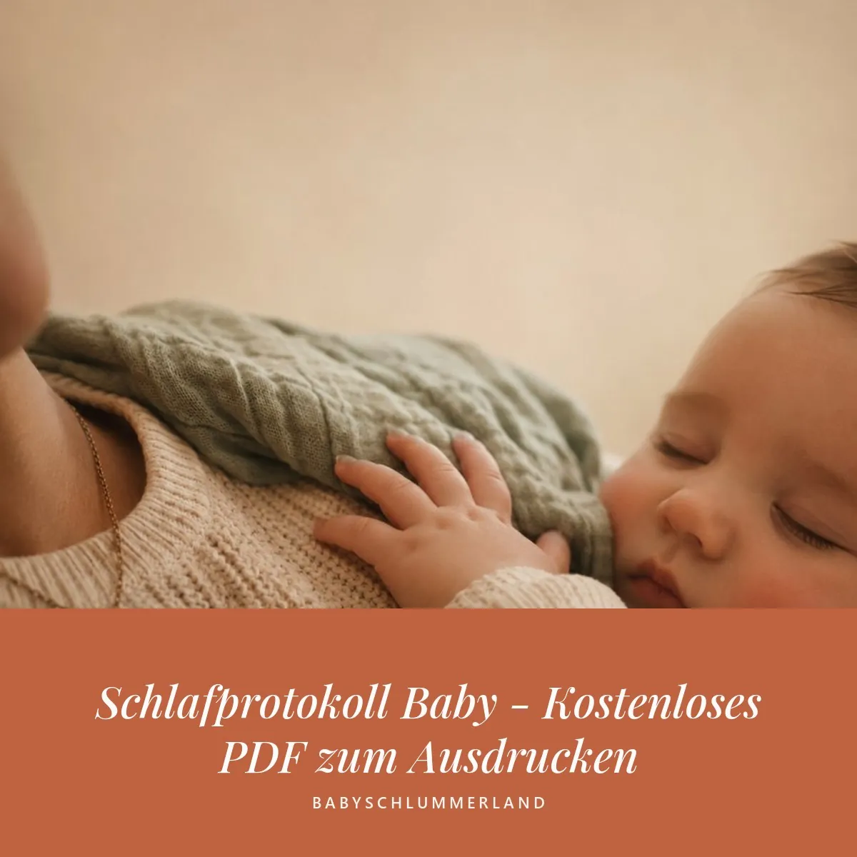 Schlafprotokoll Baby - Kostenloses PDF zum Ausdrucken