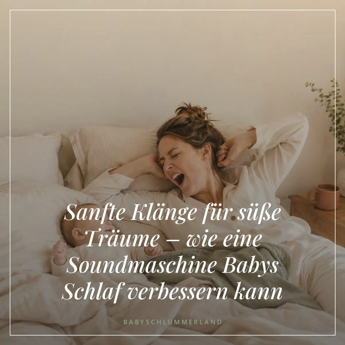 Sanfte Klänge für süße Träume – wie eine Soundmaschine Babys Schlaf verbessern kann