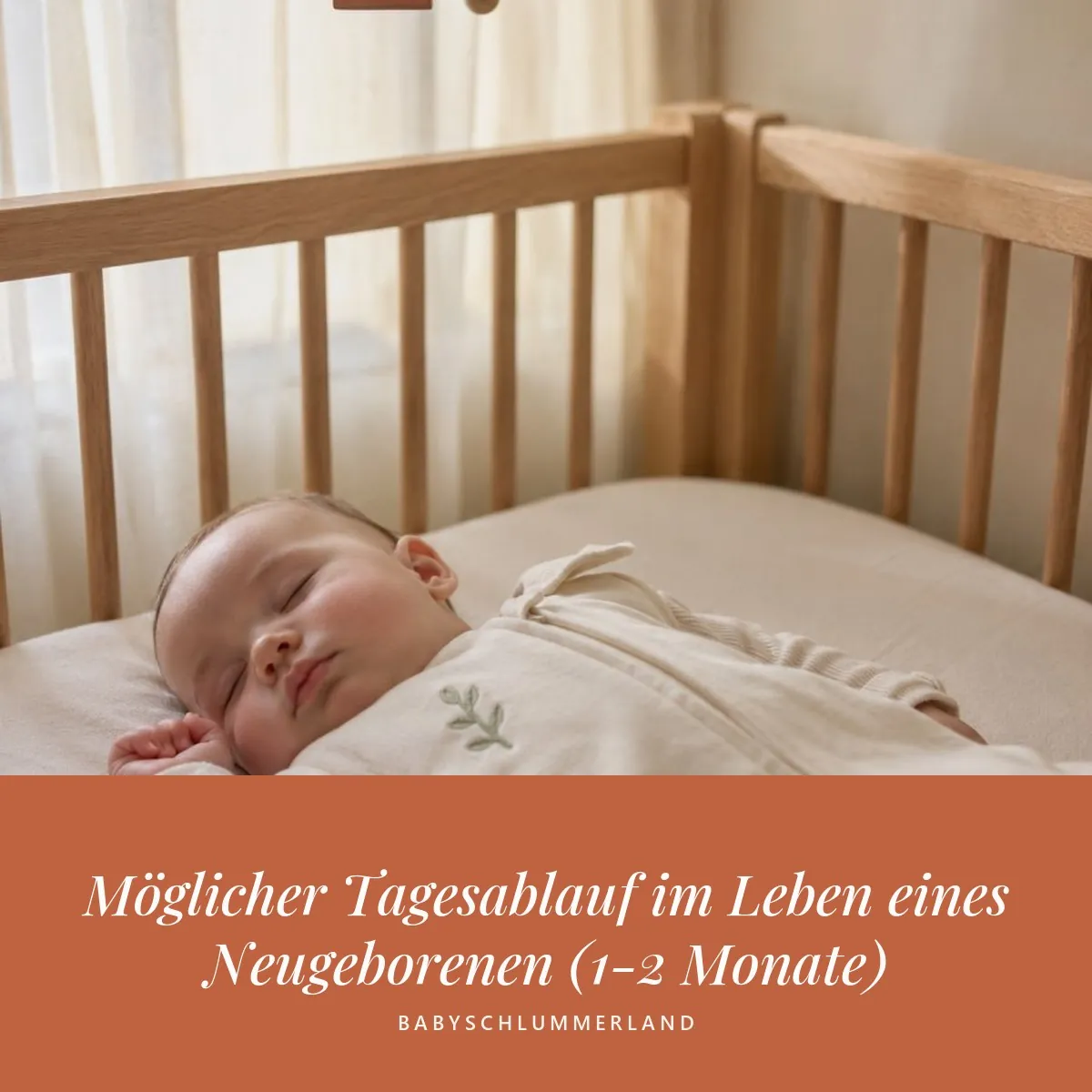 Möglicher Tagesablauf im Leben eines Neugeborenen (1-2 Monate)